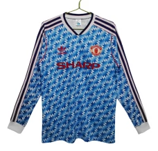 Nogometni Dresovi Manchester United Gostujući Retro 1990-92 Dugi Rukav