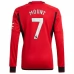 Nogometni Dresovi Manchester United Mount 7 Domaći 2023/24 Dugi Rukav Nogometni Dresovi Manchester United Mount 7 Domaći 2023/24 Dugi Rukav