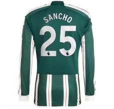 Nogometni Dresovi Manchester United Sancho 25 Gostujući 2023/24 Dugi Rukav