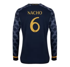 Nogometni Dresovi Real Madrid Nacho 6 Gostujući 2023/24 Dugi Rukav