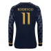 Nogometni Dresovi Real Madrid Rodrygo 11 Gostujući 2023/24 Dugi Rukav
