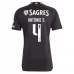 Nogometni Dresovi SL Benfica Antonio S. 4 Gostujući 2023/24