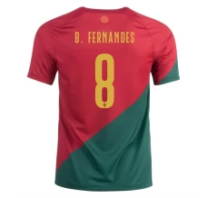Nogometni Dresovi Svjetsko prvenstvo 2022 Portugal B.Fernandes 8 Domaći