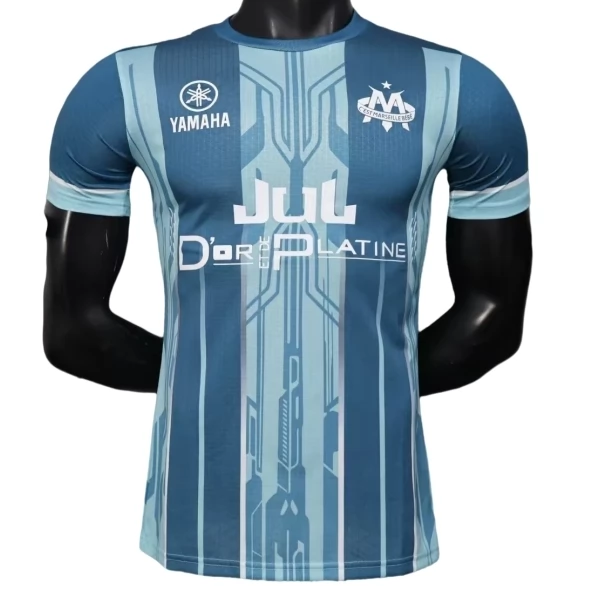 Olympique de Marseille Nogometni Dresovi Domaći Jul x Toto Et Ninetta Blue 2025/26 Olympique de Marseille Nogometni Dresovi Domaći Jul x Toto Et Ninetta Blue 2025/26