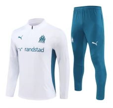 Olympique de Marseille Trenirka Komplet 2024/25 - 1-4 Zip Bijela