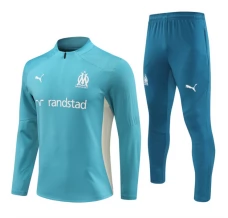 Olympique de Marseille Trenirka Komplet 2024/25 - 1-4 Zip Plava