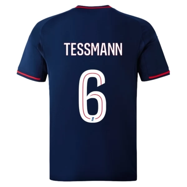 Olympique Lyonnais Tessmann 6 Gostujući Nogometni Dresovi 2025/26 Olympique Lyonnais Tessmann 6 Gostujući Nogometni Dresovi 2025/26
