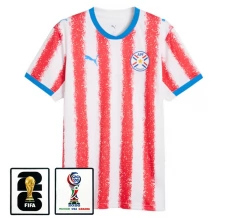 Paragvaj Domaći Dres Svjetsko Prvenstvo 2026 s Patch