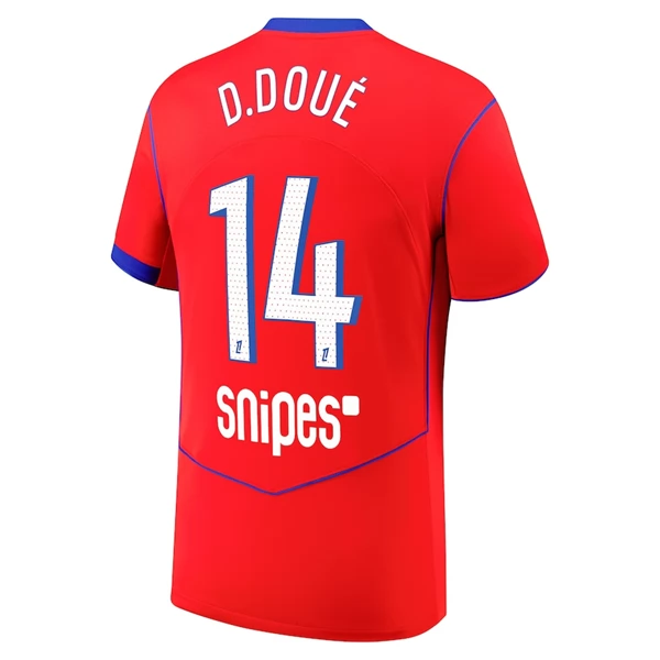 Paris Saint Germain D.Doué 14 Nogometni Dresovi Treći 2025/26 Paris Saint Germain D.Doué 14 Nogometni Dresovi Treći 2025/26