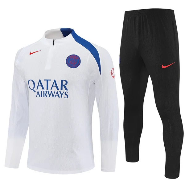 Paris Saint Germain Dječji Trenirka za Trening Komplet 2025/26 - 1-4 Zip Bijela Paris Saint Germain Dječji Trenirka za Trening Komplet 2025/26 - 1-4 Zip Bijela