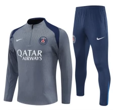 Paris Saint Germain Dječji Trenirka za Trening Komplet 2025/26 - 1-4 Zip Siva