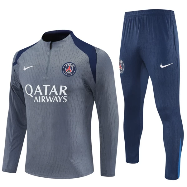 Paris Saint Germain Dječji Trenirka za Trening Komplet 2025/26 - 1-4 Zip Siva Paris Saint Germain Dječji Trenirka za Trening Komplet 2025/26 - 1-4 Zip Siva