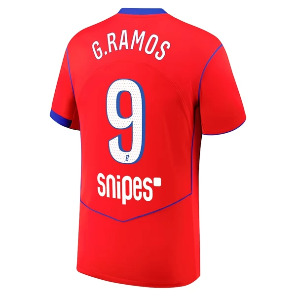Paris Saint Germain G.Ramos 9 Nogometni Dresovi Treći 2025/26 Paris Saint Germain G.Ramos 9 Nogometni Dresovi Treći 2025/26