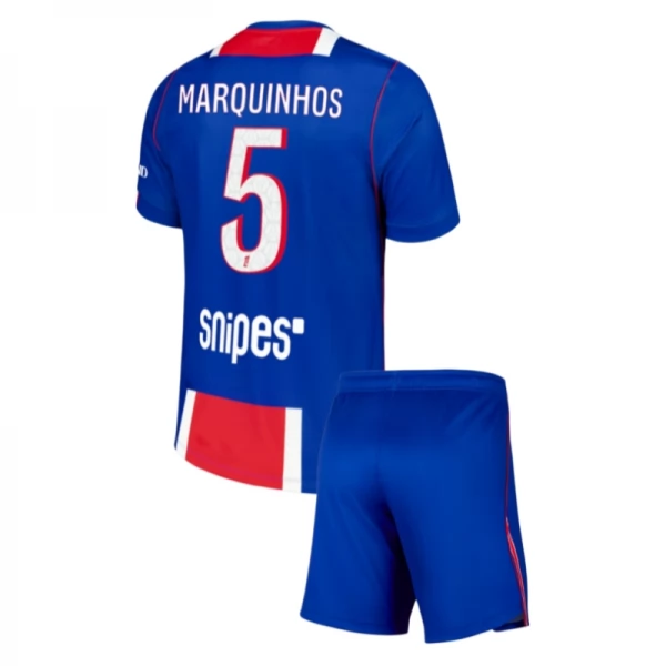 Paris Saint Germain Marquinhos 5 Dječji Domaći Kit 2026/27 Paris Saint Germain Marquinhos 5 Dječji Domaći Kit 2026/27