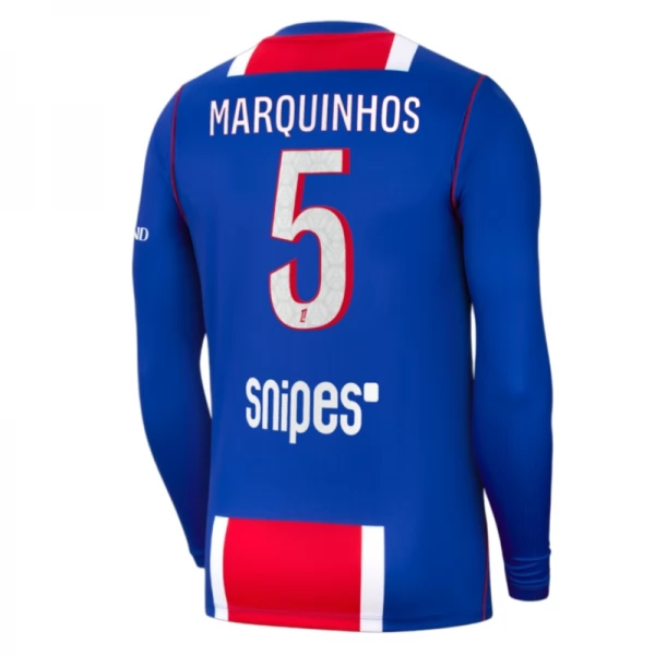 Paris Saint Germain Marquinhos 5 Domaći Dres 2026/27 Dugi Rukav Paris Saint Germain Marquinhos 5 Domaći Dres 2026/27 Dugi Rukav