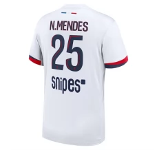 Paris Saint Germain N.Mendes 25 Nogometni Dresovi Gostujući 2025/26