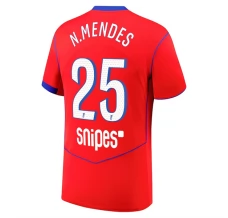 Paris Saint Germain N.Mendes 25 Nogometni Dresovi Treći 2025/26