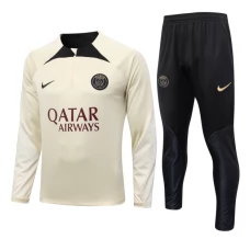 Paris Saint-Germain Trenirka Komplet 2023/24 - 1-4 Zip Bež