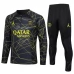 Paris Saint-Germain Trenirka Komplet 2023/24 - 1-4 Zip Crna
