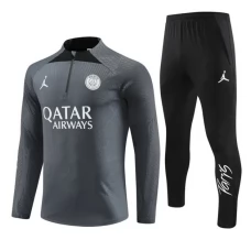 Paris Saint-Germain Trenirka Komplet 2023/24 - 1-4 Zip Siva