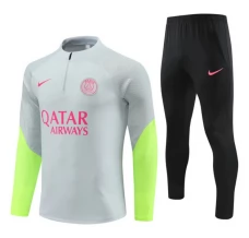 Paris Saint-Germain Trenirka Komplet 2023/24 - 1-4 Zip Siva Pink