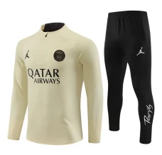 Paris Saint-Germain Trenirka Komplet 2023/24 - 1-4 Zip Žuti