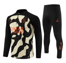 Paris Saint-Germain Trenirka Komplet 2023/24 - 1-4 Zip Žuti Camouflage