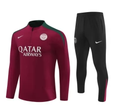 Paris Saint Germain Trenirka Komplet 2024/25 - 1-4 Zip Crvena