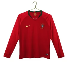 Portugal Retro Domaći Dres 2018 Dugi Rukav