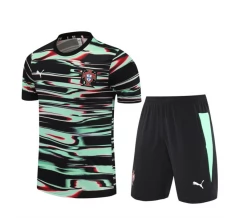 Portugal Trening Dres Kompleti 2025/26 - Shorts Crna Zelena