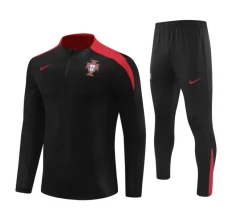 Portugal Trenirka Komplet 2024/25 - 1-4 Zip Crna