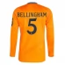 Real Madrid Bellingham 5 Nogometni Dresovi Gostujući 2024/25 Dugi Rukav