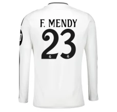 Real Madrid F.Mendy 23 Nogometni Dresovi Domaći 2024/25 Dugi Rukav