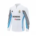 Real Madrid Majica za Trening 2003-04 - 1-4 Zip Retro Bijela