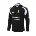 Real Madrid Majica za Trening 2004-05 - 1-4 Zip Retro Crna