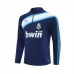 Real Madrid Majica za Trening 2005-06 - 1-4 Zip Retro Plava
