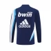 Real Madrid Majica za Trening 2005-06 - 1-4 Zip Retro Plava