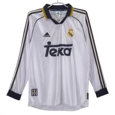 Real Madrid Nogometni Dresovi Domaći Retro 1998-00 Dugi Rukav Real Madrid Nogometni Dresovi Domaći Retro 1998-00 Dugi Rukav