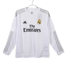 Real Madrid Nogometni Dresovi Domaći Retro 2015-16 Dugi Rukav