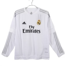 Real Madrid Nogometni Dresovi Domaći Retro 2015-16 Dugi Rukav Real Madrid Nogometni Dresovi Domaći Retro 2015-16 Dugi Rukav