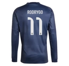 Real Madrid Rodrygo 11 Nogometni Dresovi Gostujući 2025/26 Dugi Rukav