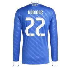 Real Madrid Rüdiger 22 Nogometni Dresovi Treći 2025/26 Dugi Rukav
