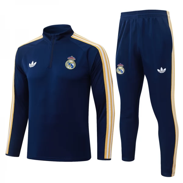 Real Madrid Trenirka 2026/27 - 1-4 Zip Plava Real Madrid Trenirka 2026/27 - 1-4 Zip Plava