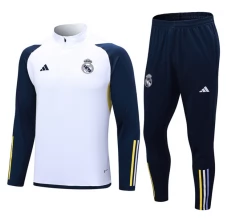 Real Madrid Trenirka Komplet 2023/24 - 1-4 Zip Bijela