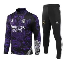 Real Madrid Trenirka Komplet 2024/25 - 1-4 Zip Dragon Ljubičasta
