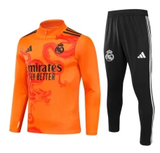 Real Madrid Trenirka Komplet 2024/25 - 1-4 Zip Dragon Orange