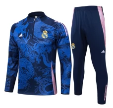 Real Madrid Trenirka Komplet 2024/25 - 1-4 Zip Dragon Plava