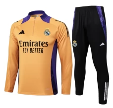 Real Madrid Trenirka Komplet 2024/25 - 1-4 Zip Orange