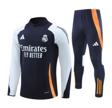 Real Madrid Trenirka Komplet 2024/25 - 1-4 Zip Plava