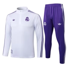 Real Madrid Trenirka Komplet 2025/26 - 1-4 Zip Bijela